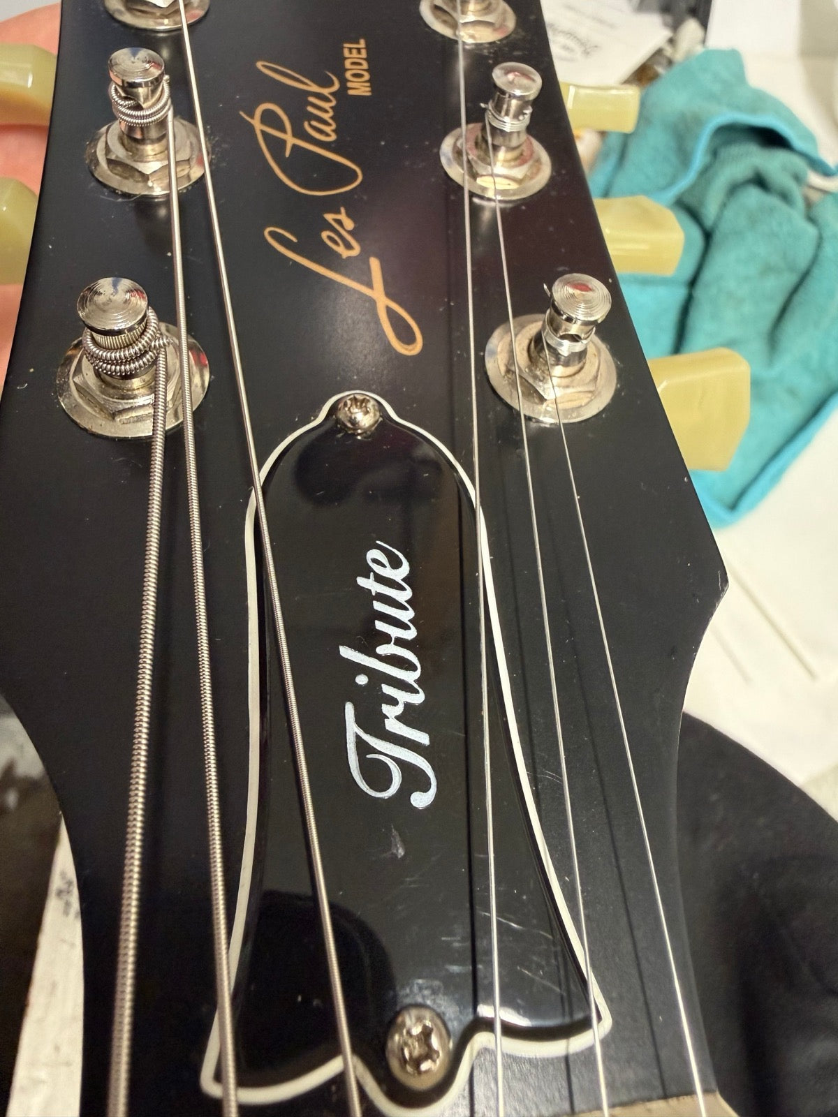 Gibson Les Paul Tribute Setup and Sticking Pickup Selector, 8s to 10s