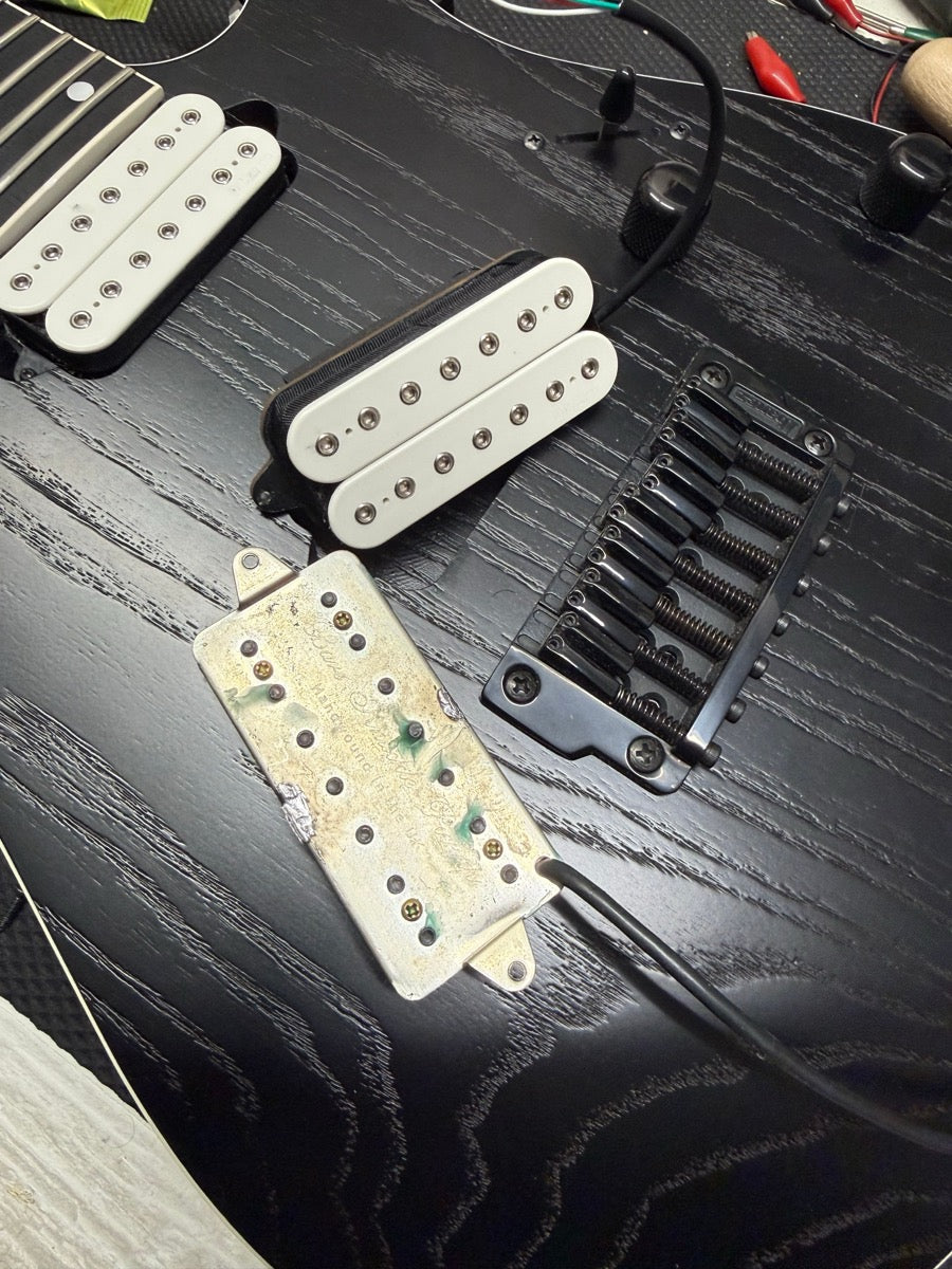 Ibanez 7-String Setup and Bridge Pickup Swap Back to Factory