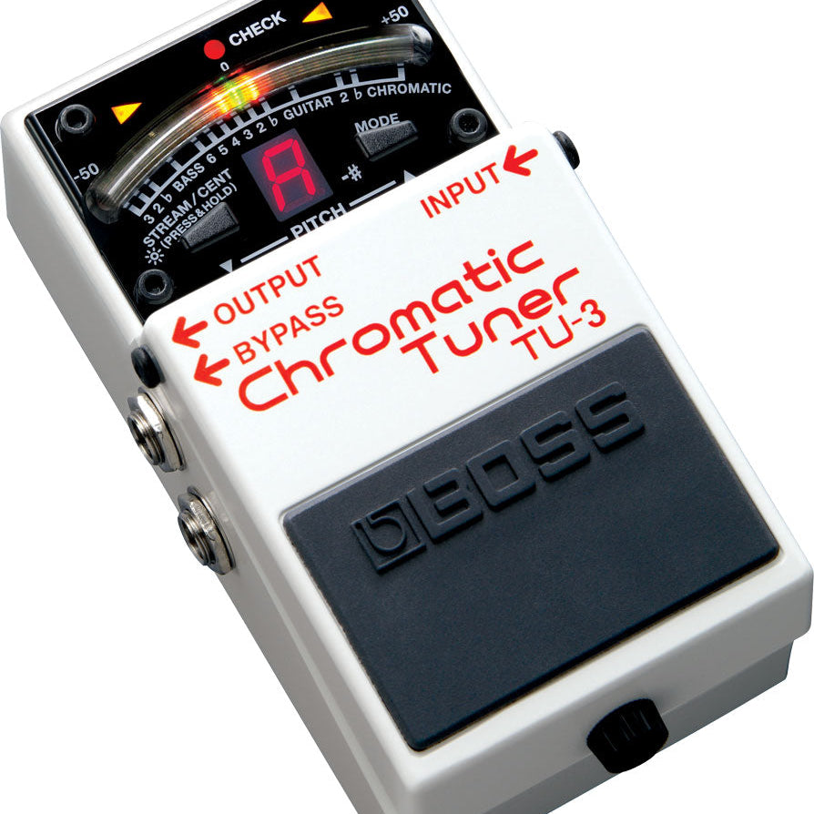 Boss TU-3 - Chromatic Tuner, angle view
