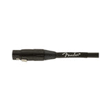 Fender Professional Series Microphone Cable - 25ft - Black - detail