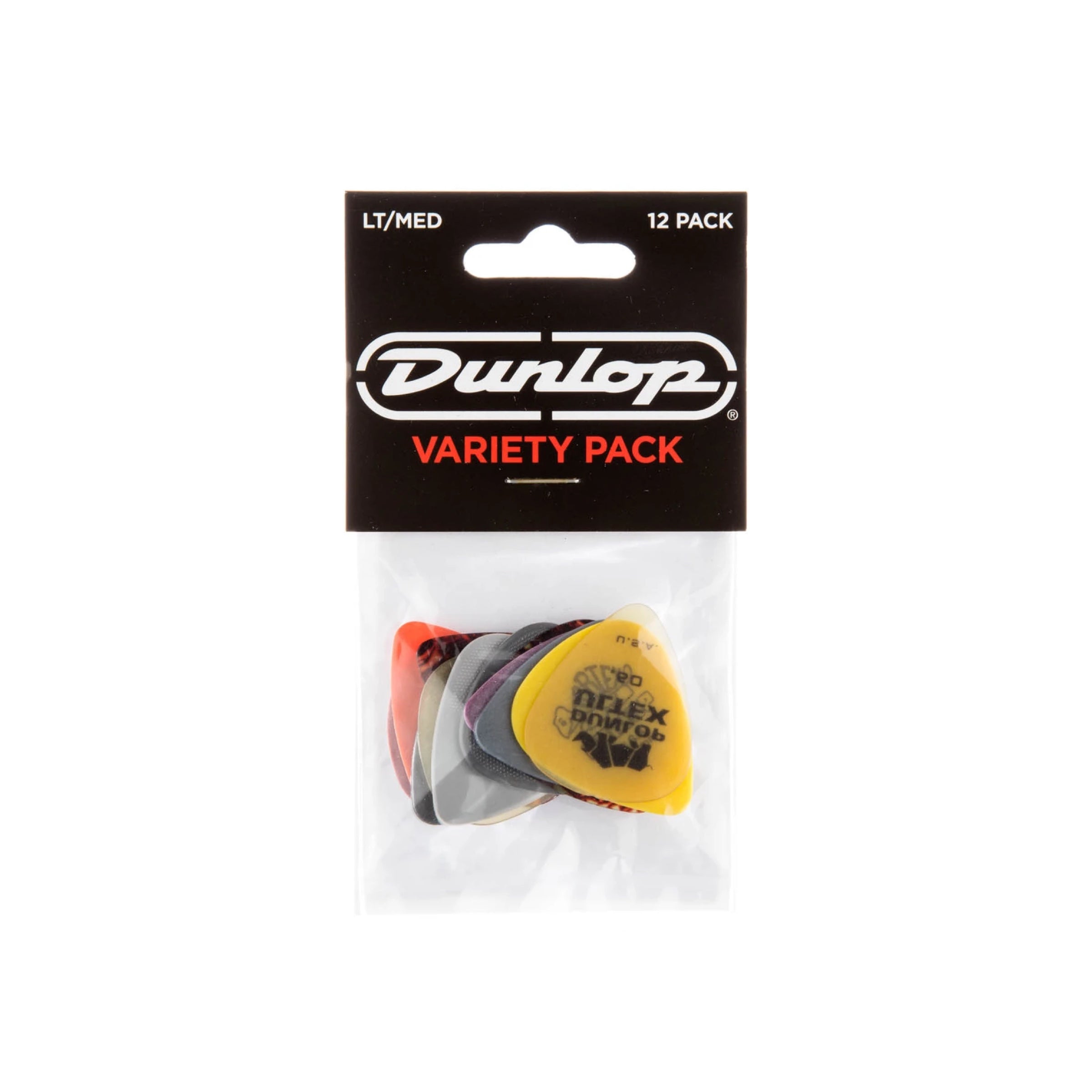 Dunlop PVP101 - Light/Medium Pick Variety Pack, 12 Picks - front