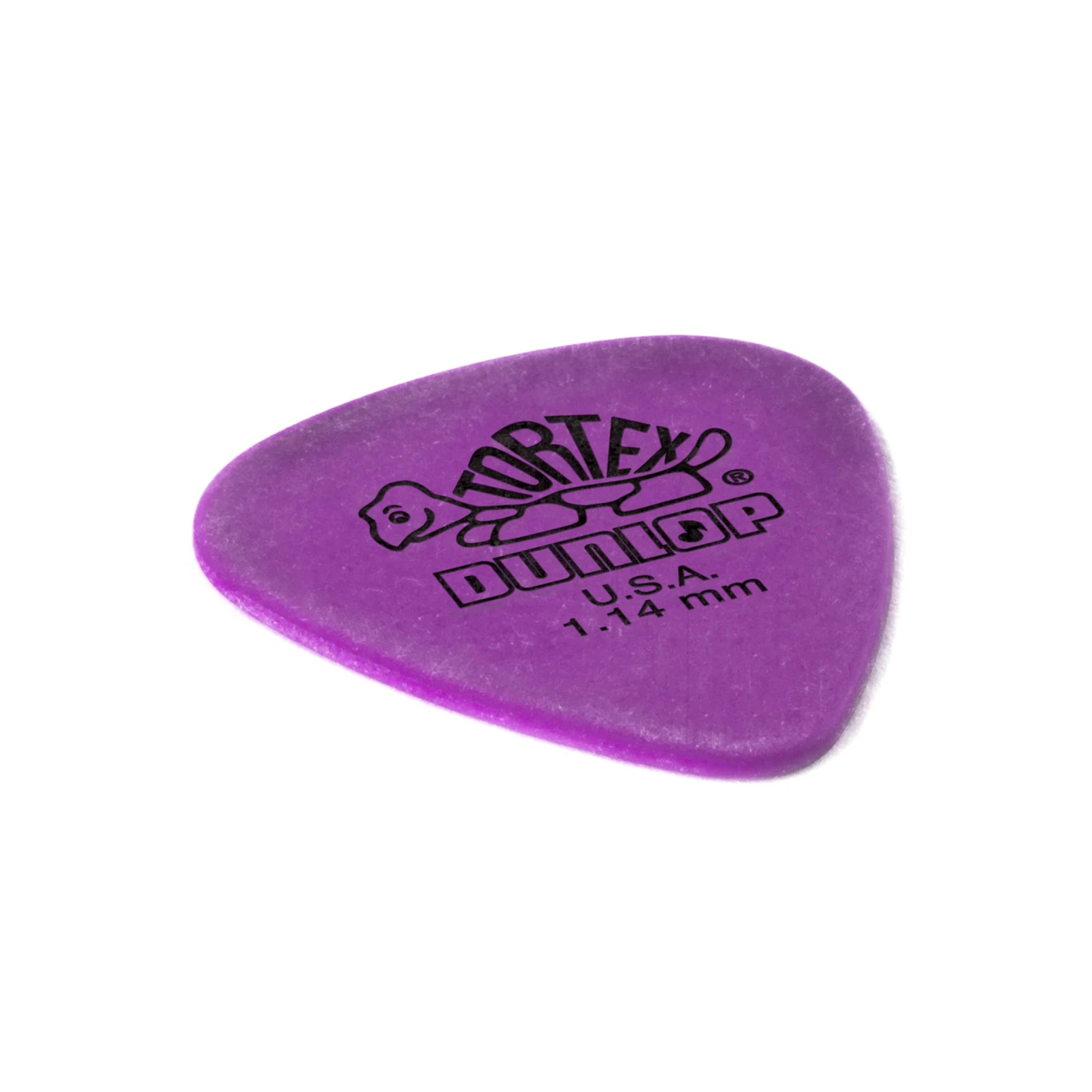 Dunlop 418P1.14 - Tortex Standard Picks, 1.14mm 12-Pack - left side