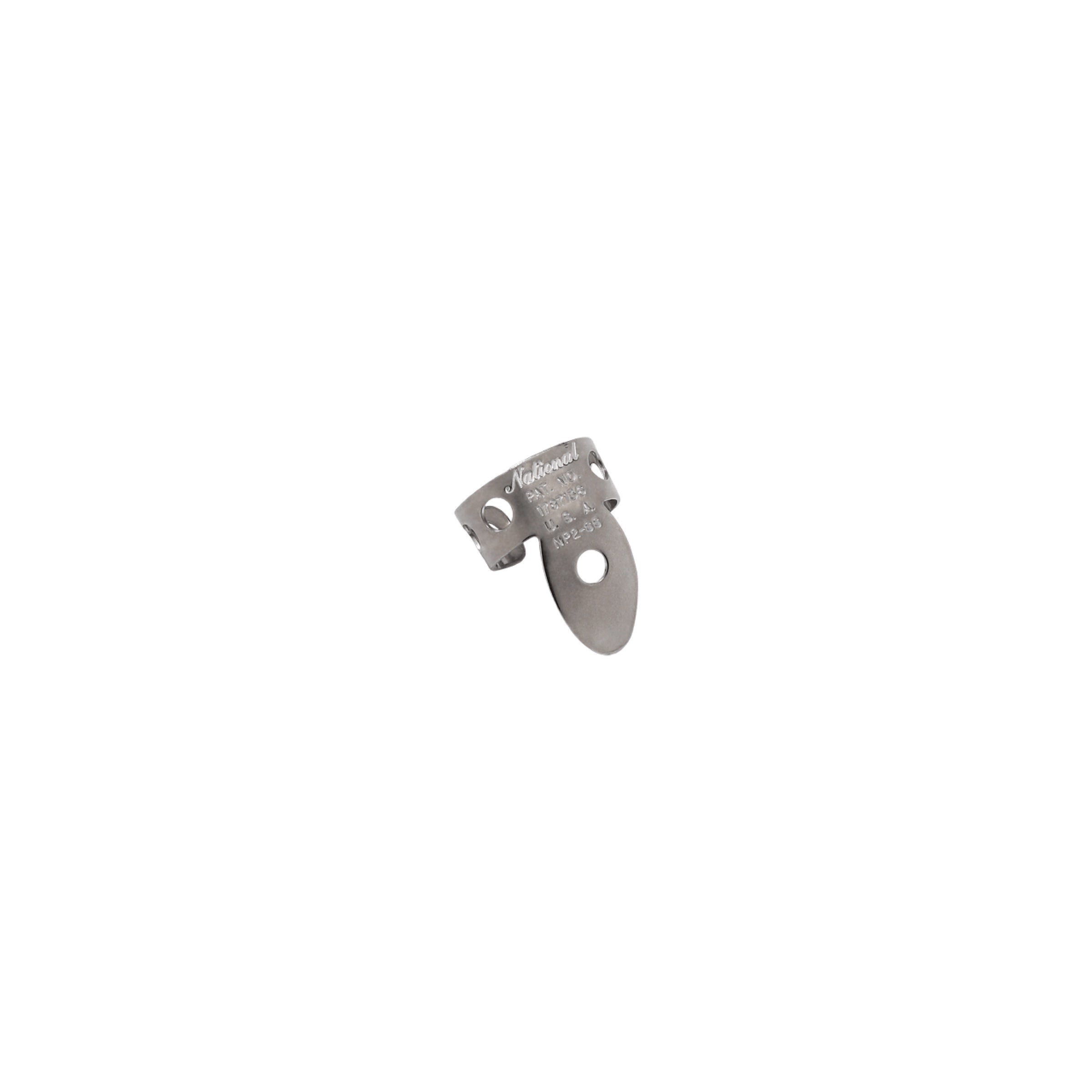 D'Addario National NP2SS7T8W-06 - Stainless Steel Finger and Celluloid Thumb Pick Bundle (6-Pack) - detail