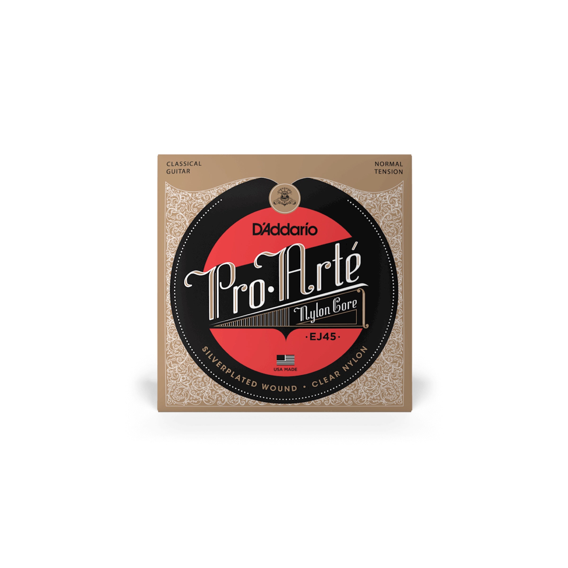 D'Addario EJ45 - Pro-Arté Nylon Classical Guitar Strings, Normal Tension - detail
