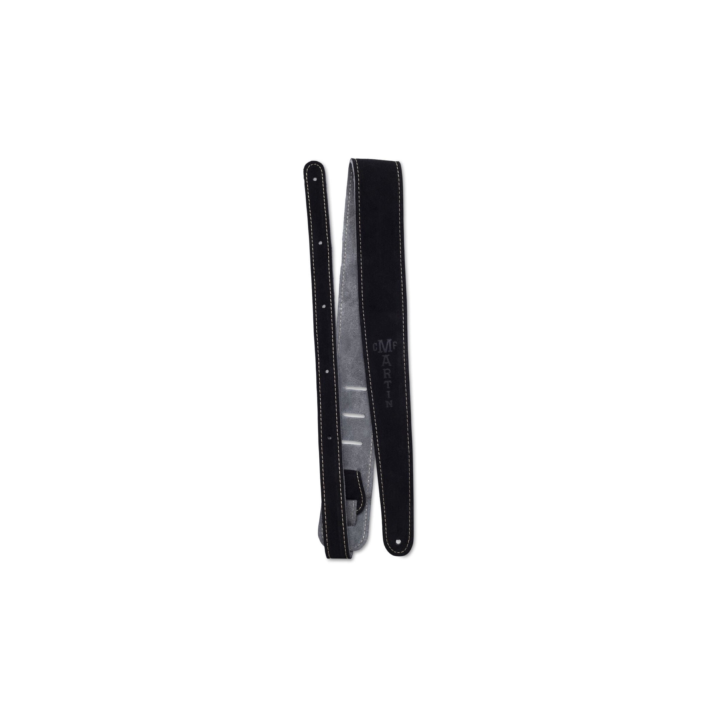 Martin Suede Guitar Strap - Brown/Tan - alternate view 2