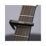 Martin Guitar Capo - Black - in use