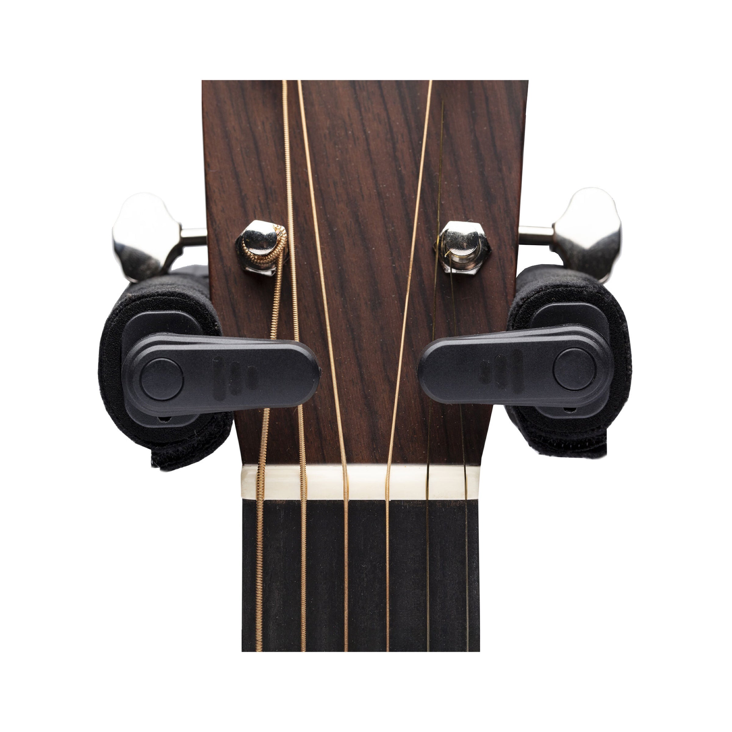 Martin Auto-Locking Guitar Wall Hanger - Solid Wood Mount - in use