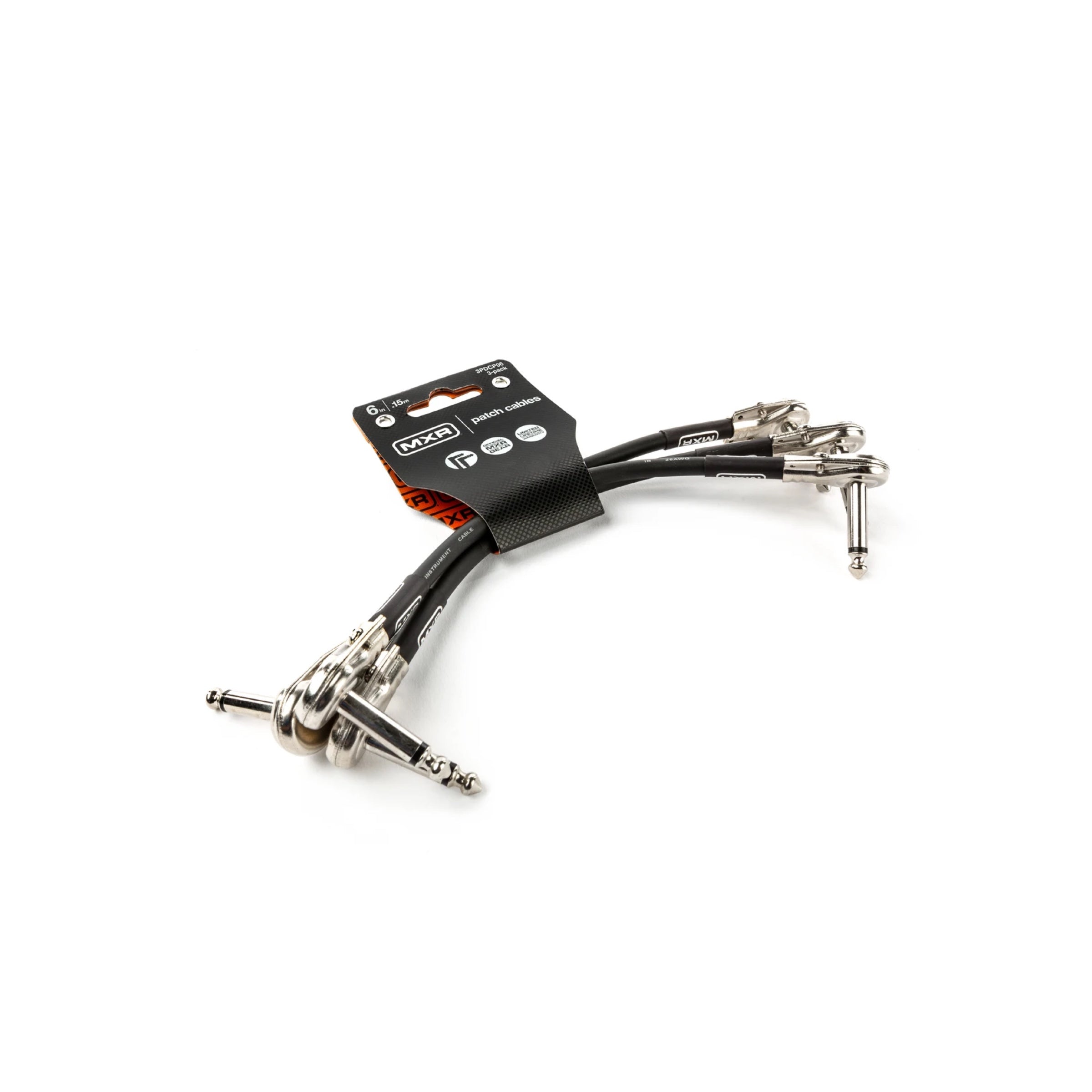 MXR 3PDCP06 - 6 in Patch Cable, 3-Pack - left side