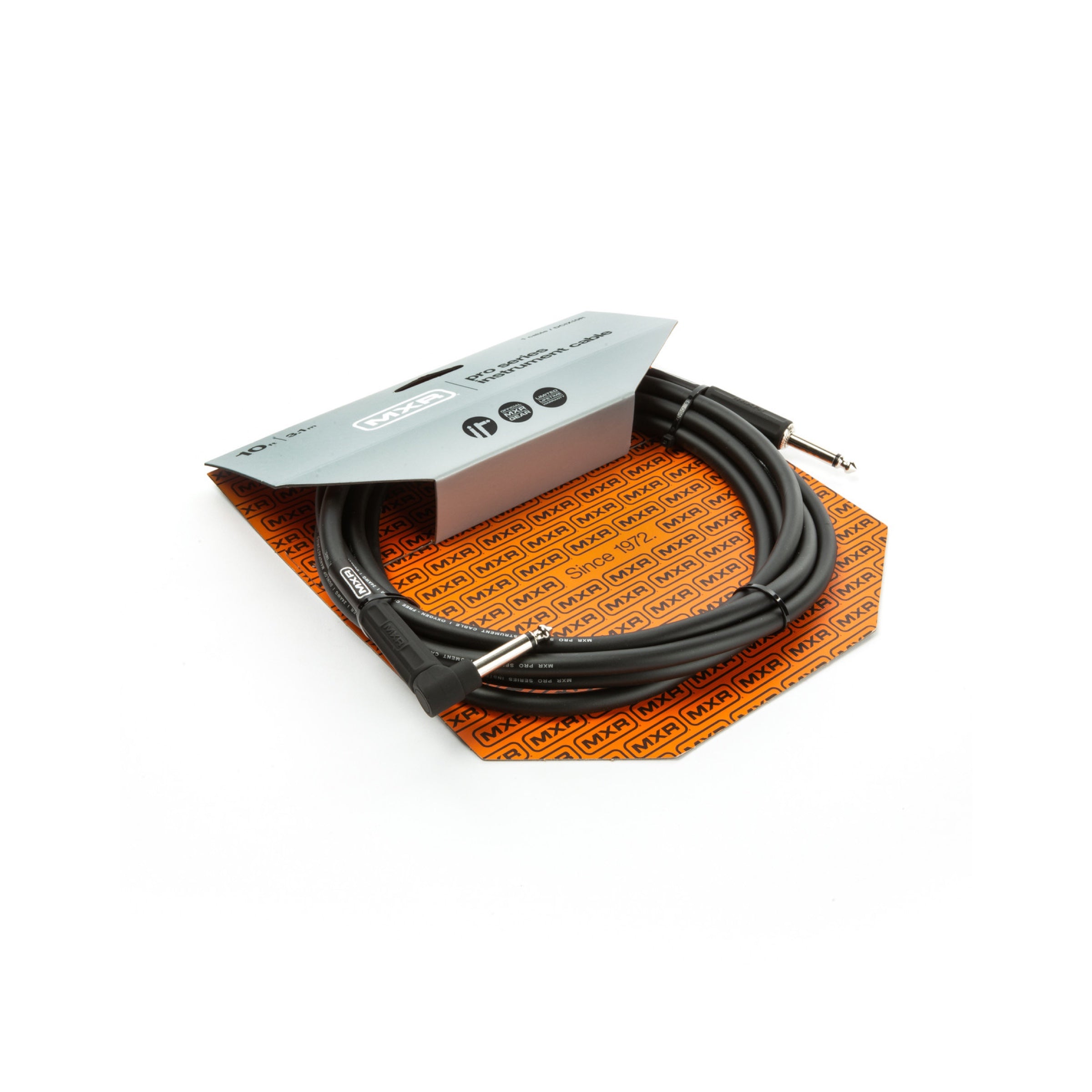 MXR DCIX10R - Pro Series Instrument Cable, 10 ft Right Angle - left side