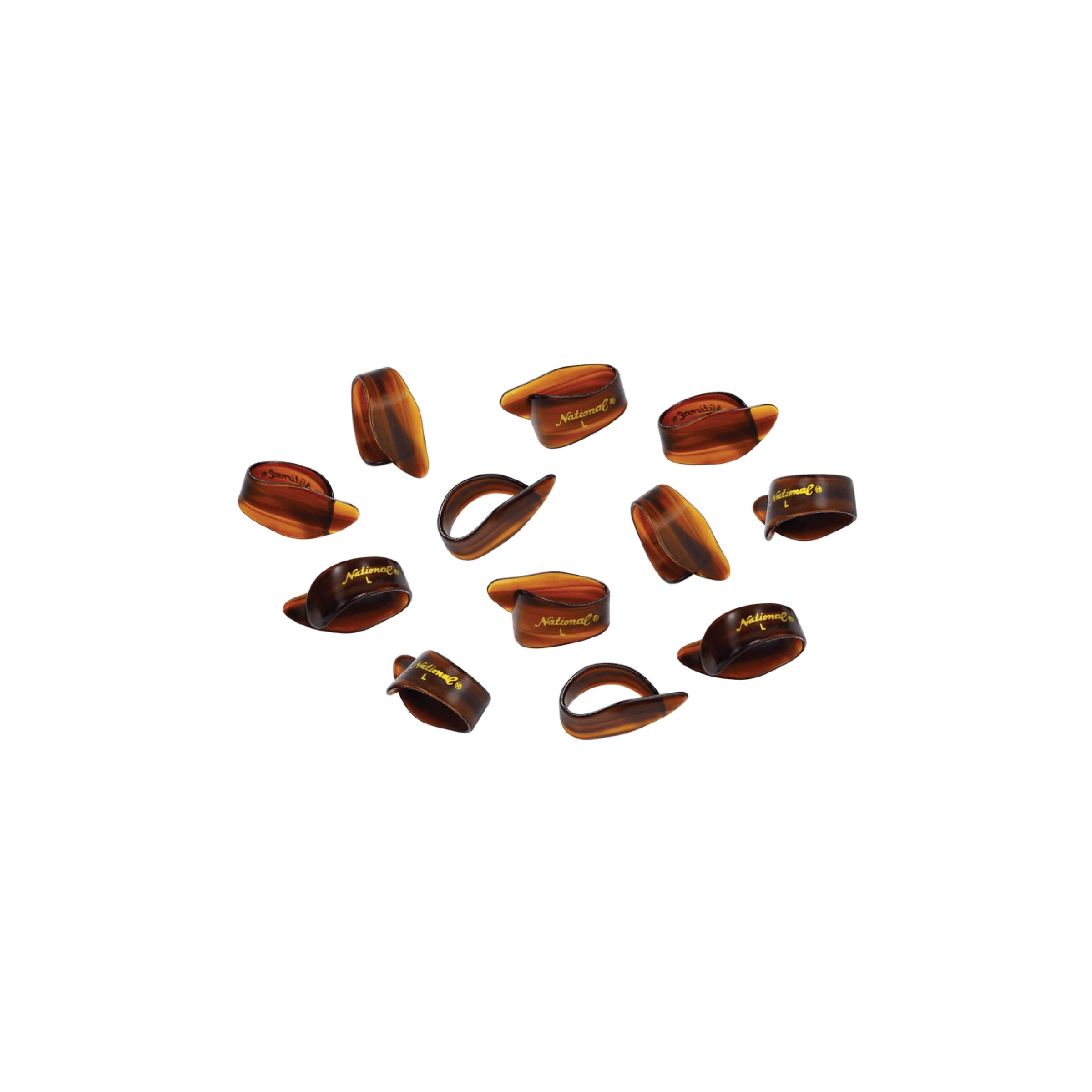 D'Addario National NP8T-12 - Large Shell Thumb Pick (Clamshell 12-Pack) - detail 2