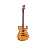 Fender Acoustasonic Standard Telecaster - Aged Natural - front angle