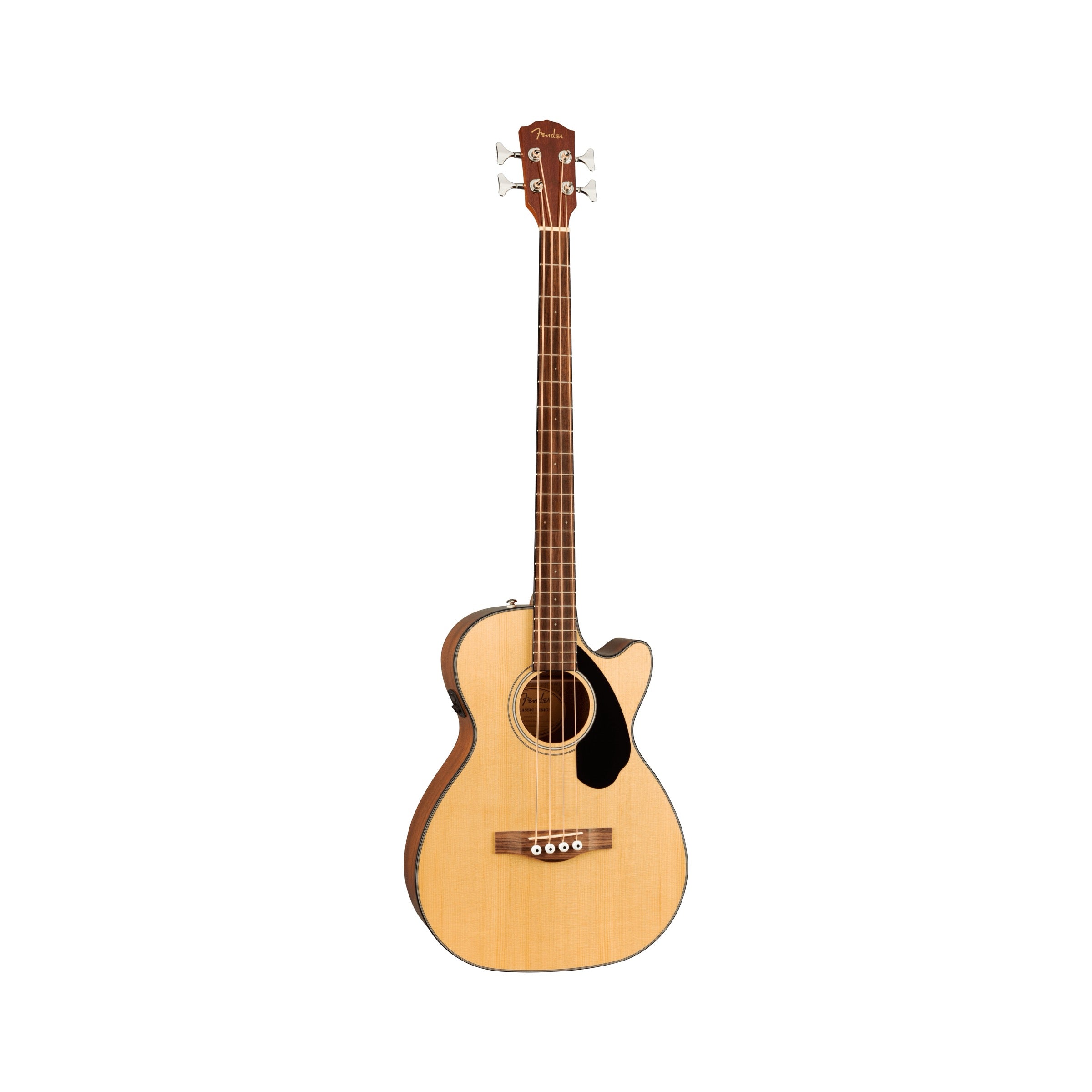 Fender CB-60SCE Acoustic Bass - Natural - front angle