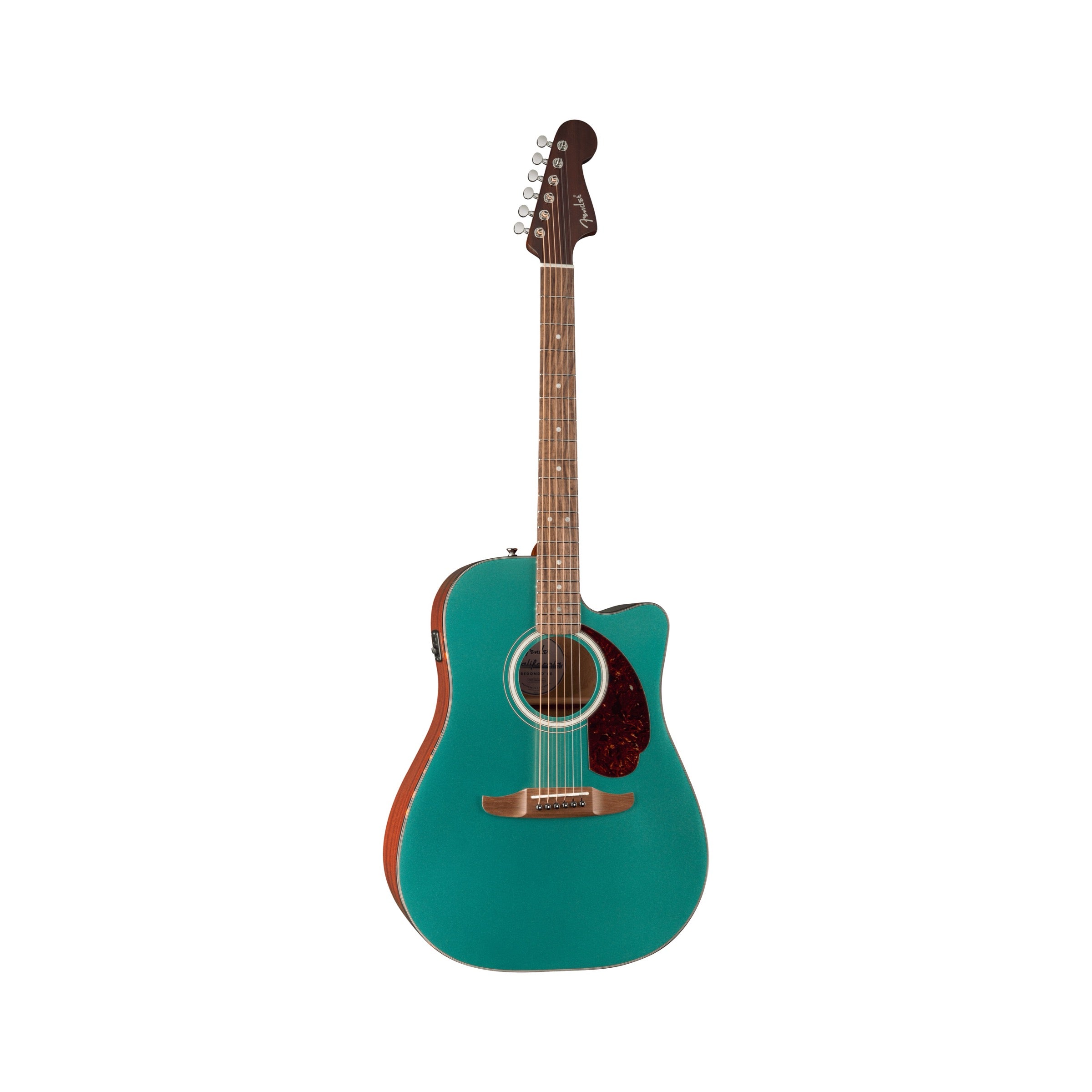 Fender California Deluxe Redondo CE - Sherwood Green - front angle