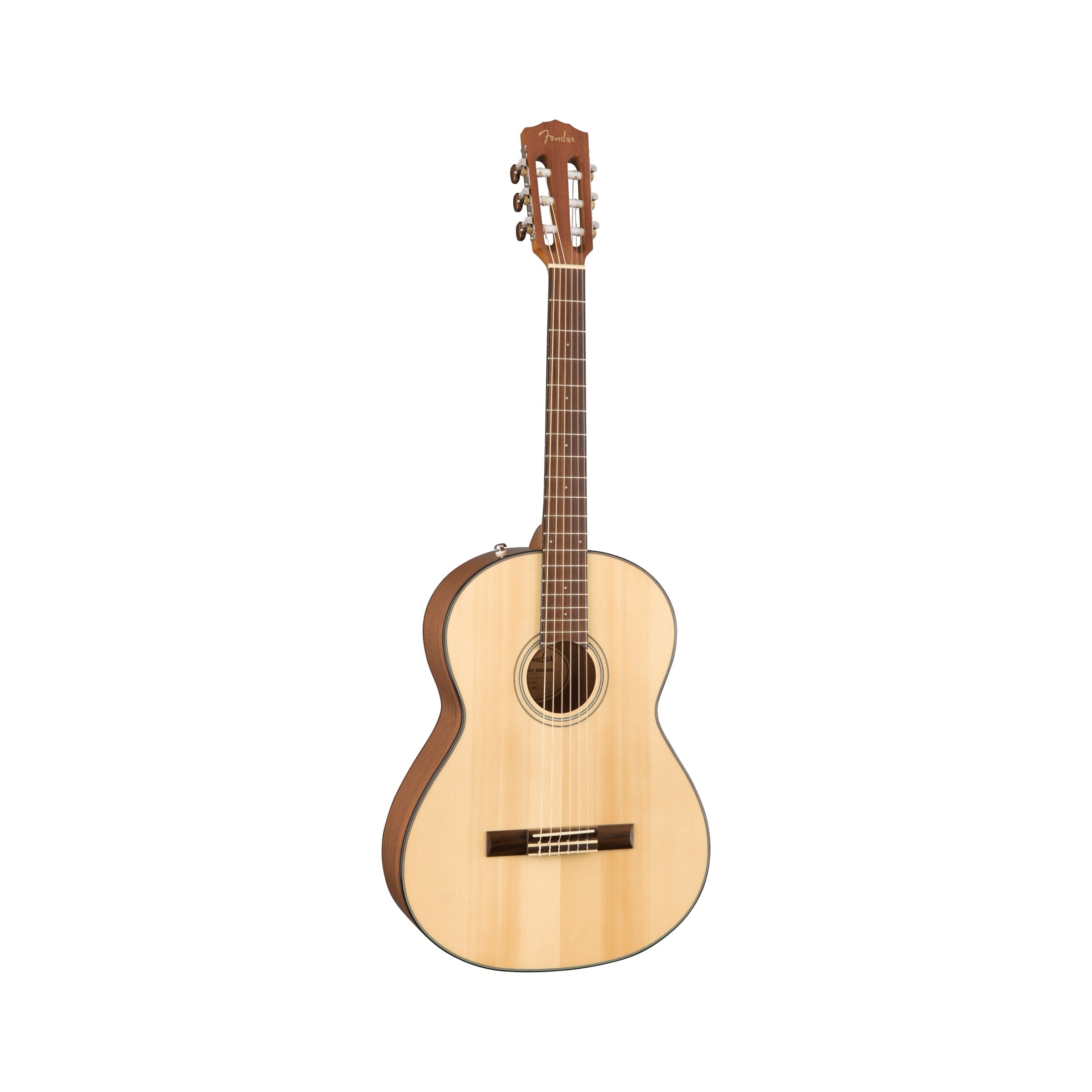 Fender CN-60S Nylon String Classical - Natural - front angle