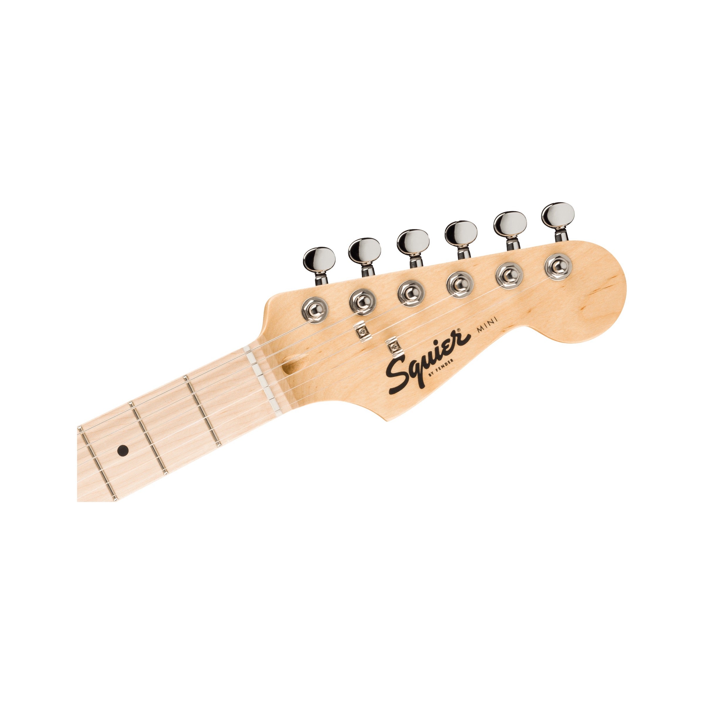 Squier Mini Stratocaster - California Blue - headstock front