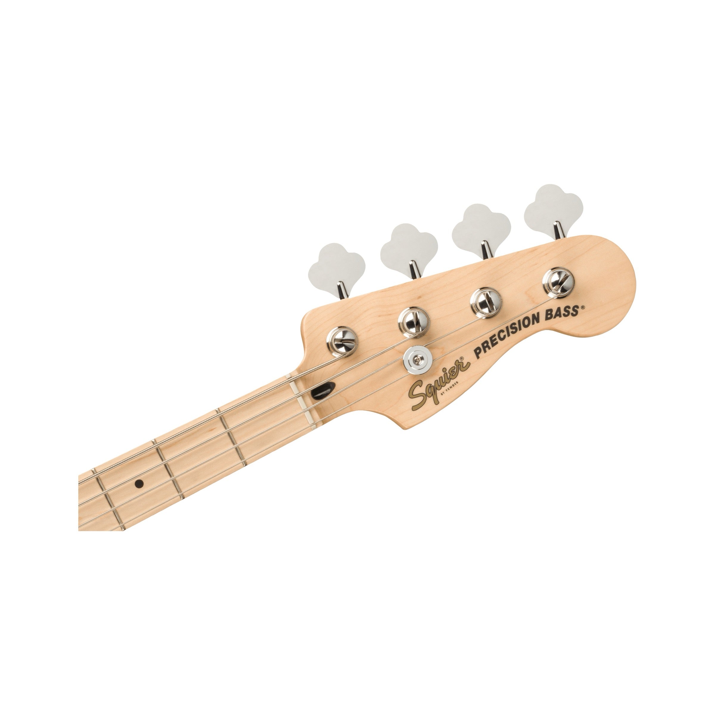 Squier Affinity Precision Bass PJ - Black - headstock front