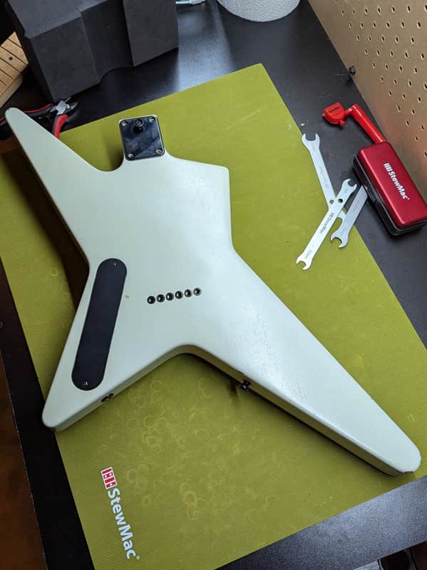 Warmoth Star - body back with neck pocket and cavities - Pauls Guitar Hideout