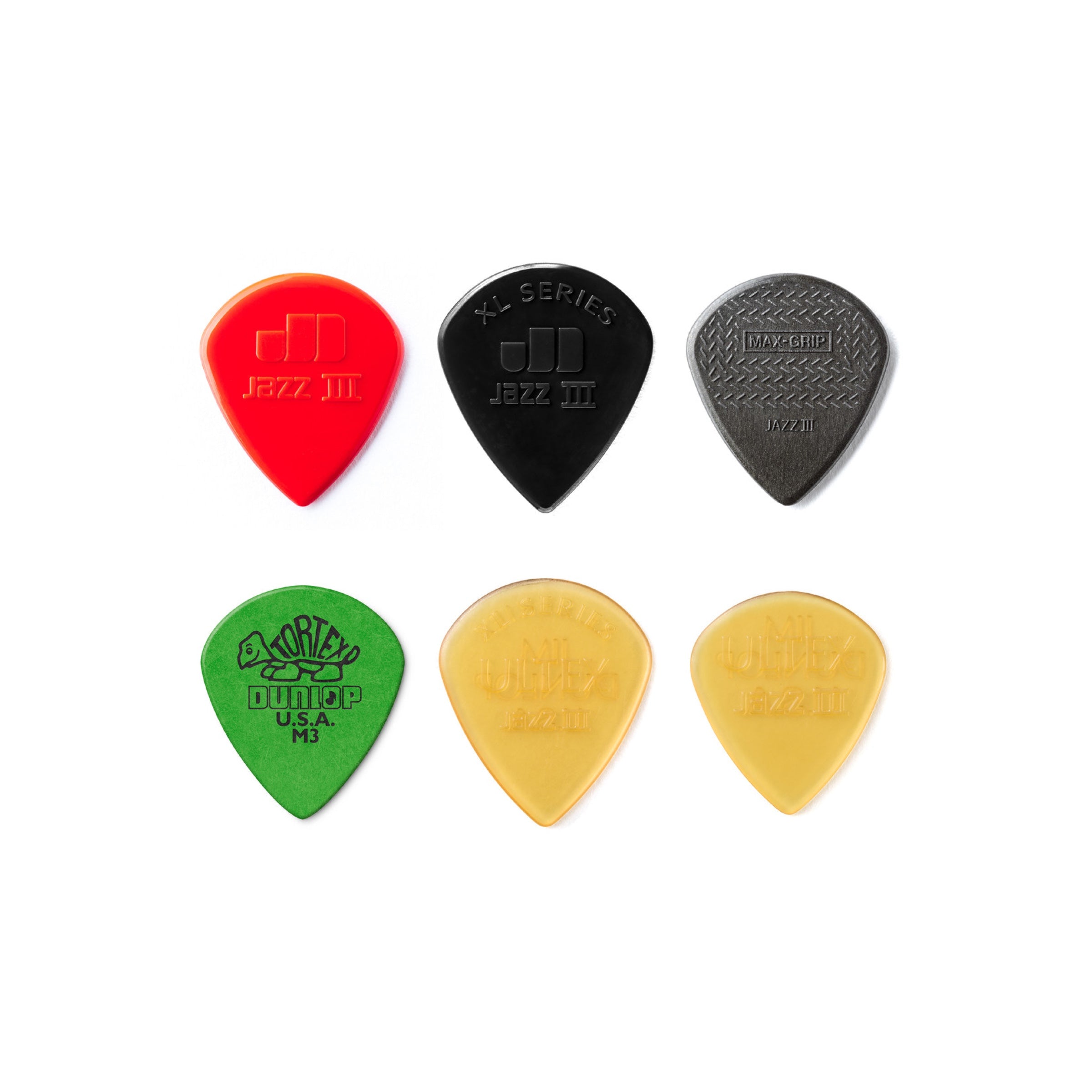 Dunlop PVP103 - Jazz III Pick Variety Pack, 6 Picks - alternate view 3