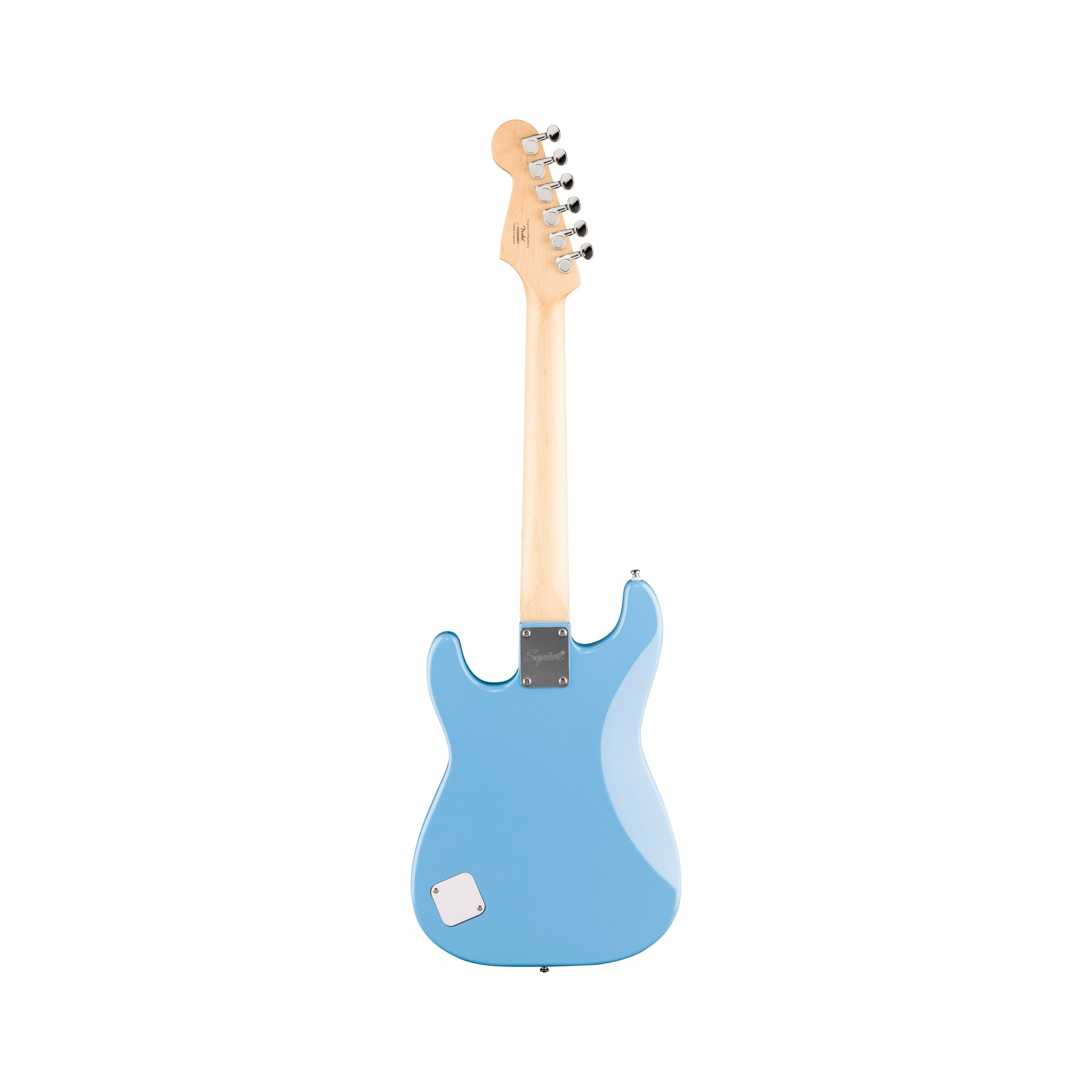 Squier Mini Stratocaster - California Blue - back