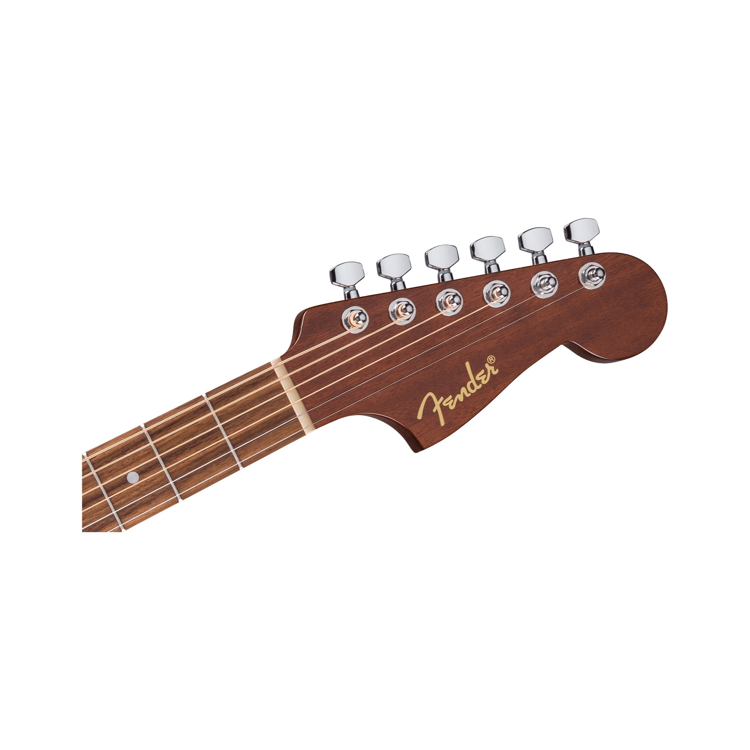 Fender California Standard Redondo - Black - headstock front