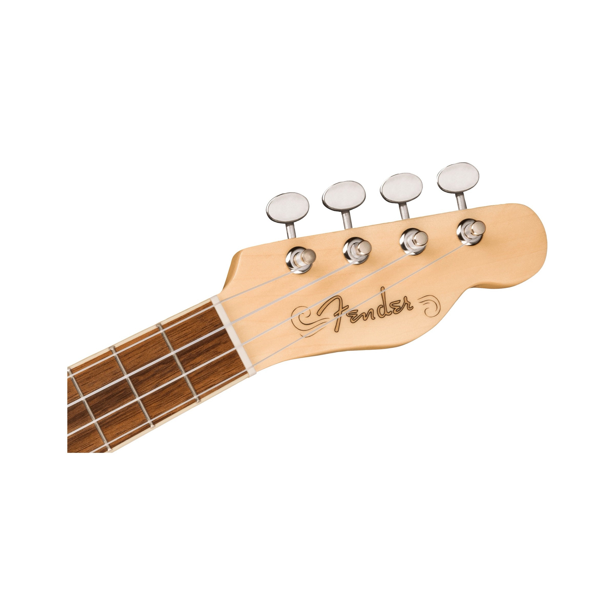 Fender Fullerton Tele Ukulele - 2-Color Sunburst - headstock front