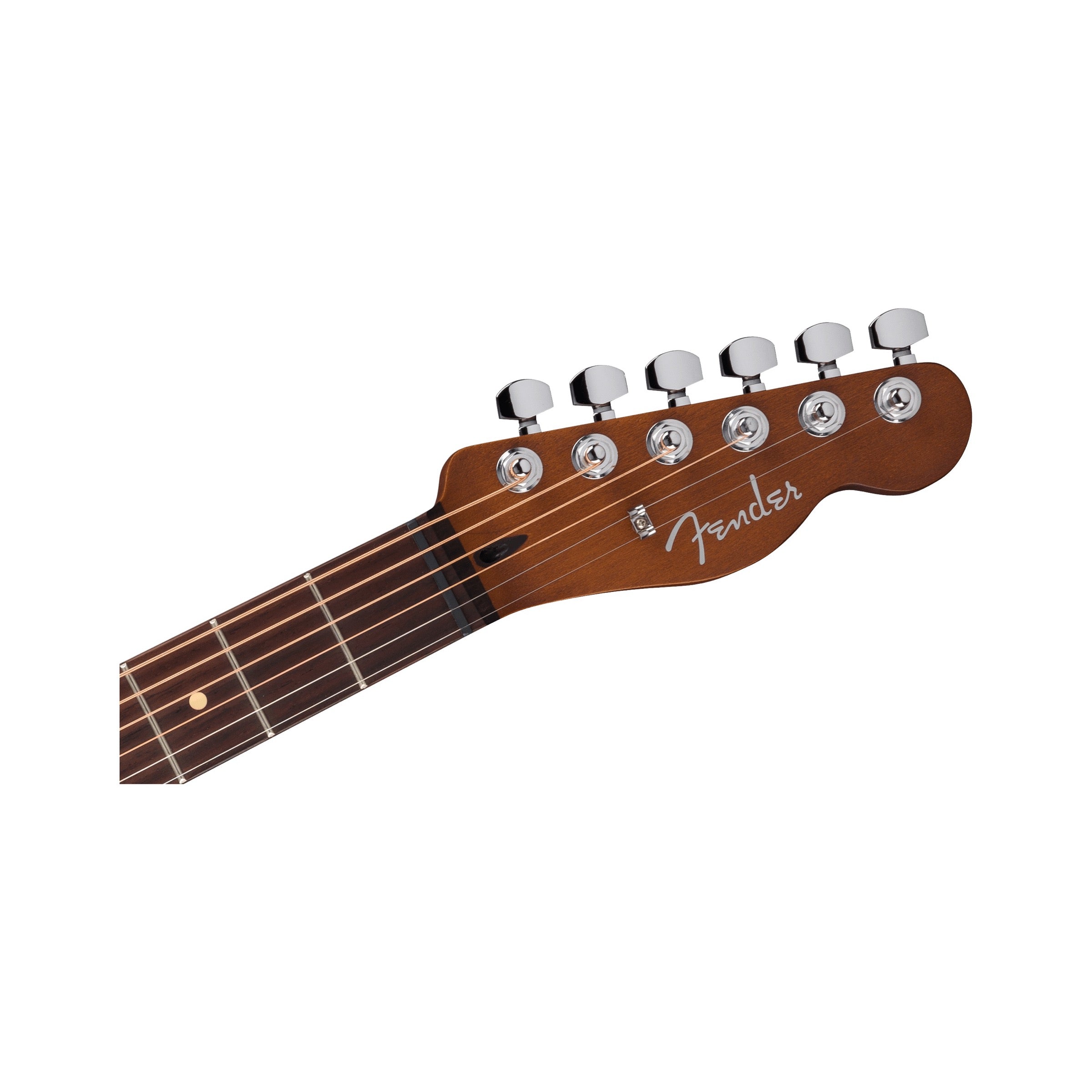 Fender Acoustasonic Standard Telecaster - Aged Natural - headstock front