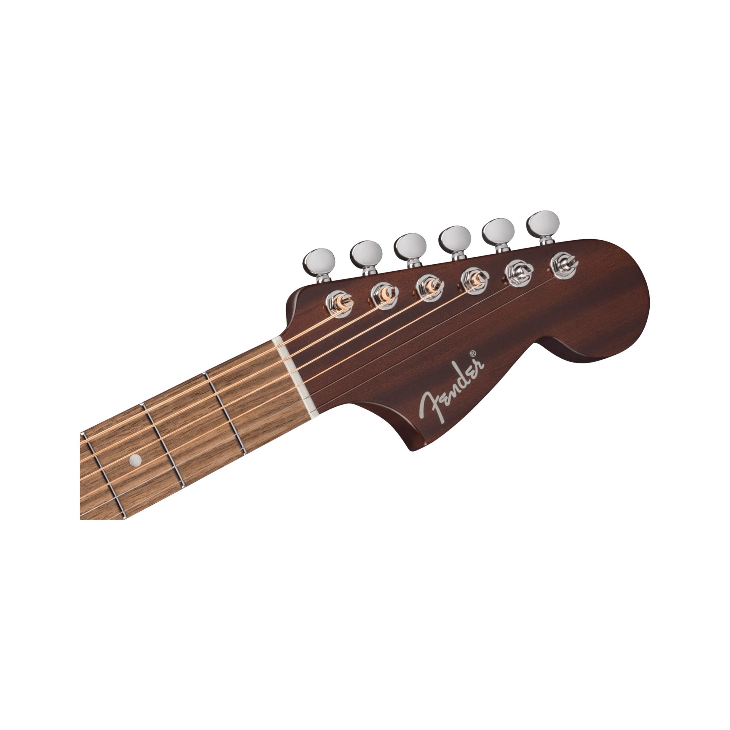 Fender California Deluxe Newporter CE - Sienna Sunburst - headstock front