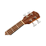 Fender CB-60SCE Acoustic Bass - Natural - headstock front