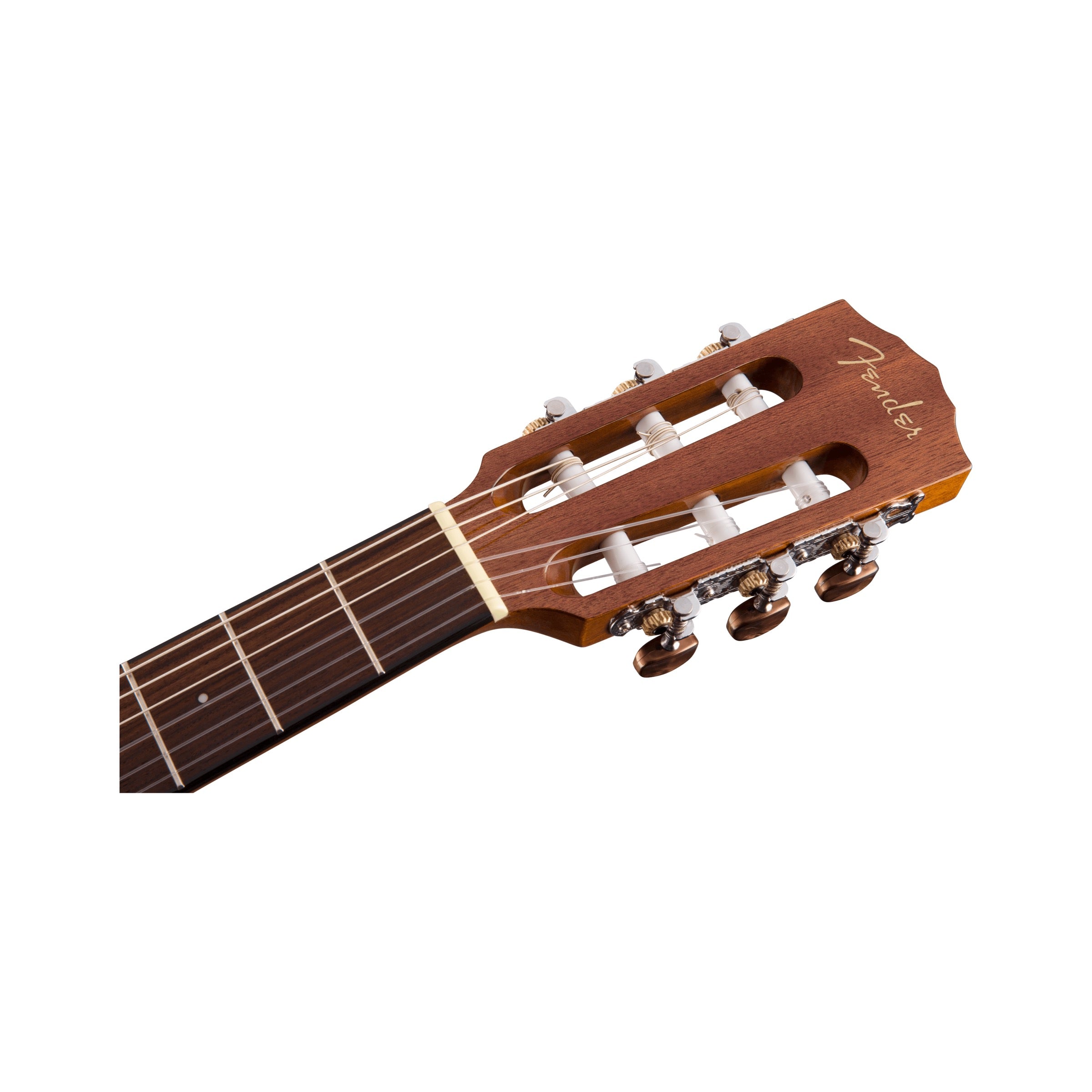 Fender CN-60S Nylon String Classical - Natural - headstock front