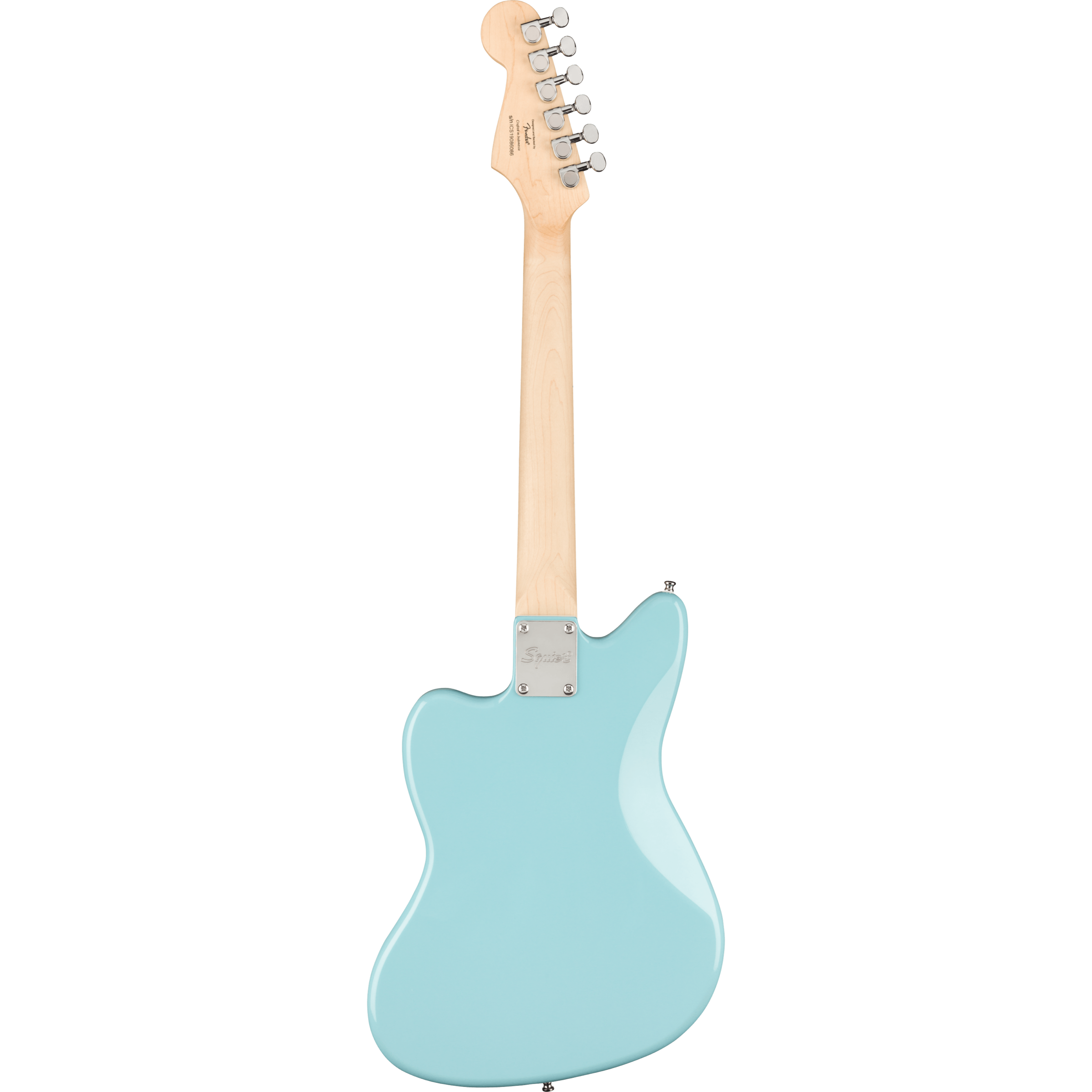 Squier Mini Jazzmaster HH - Daphne Blue - back