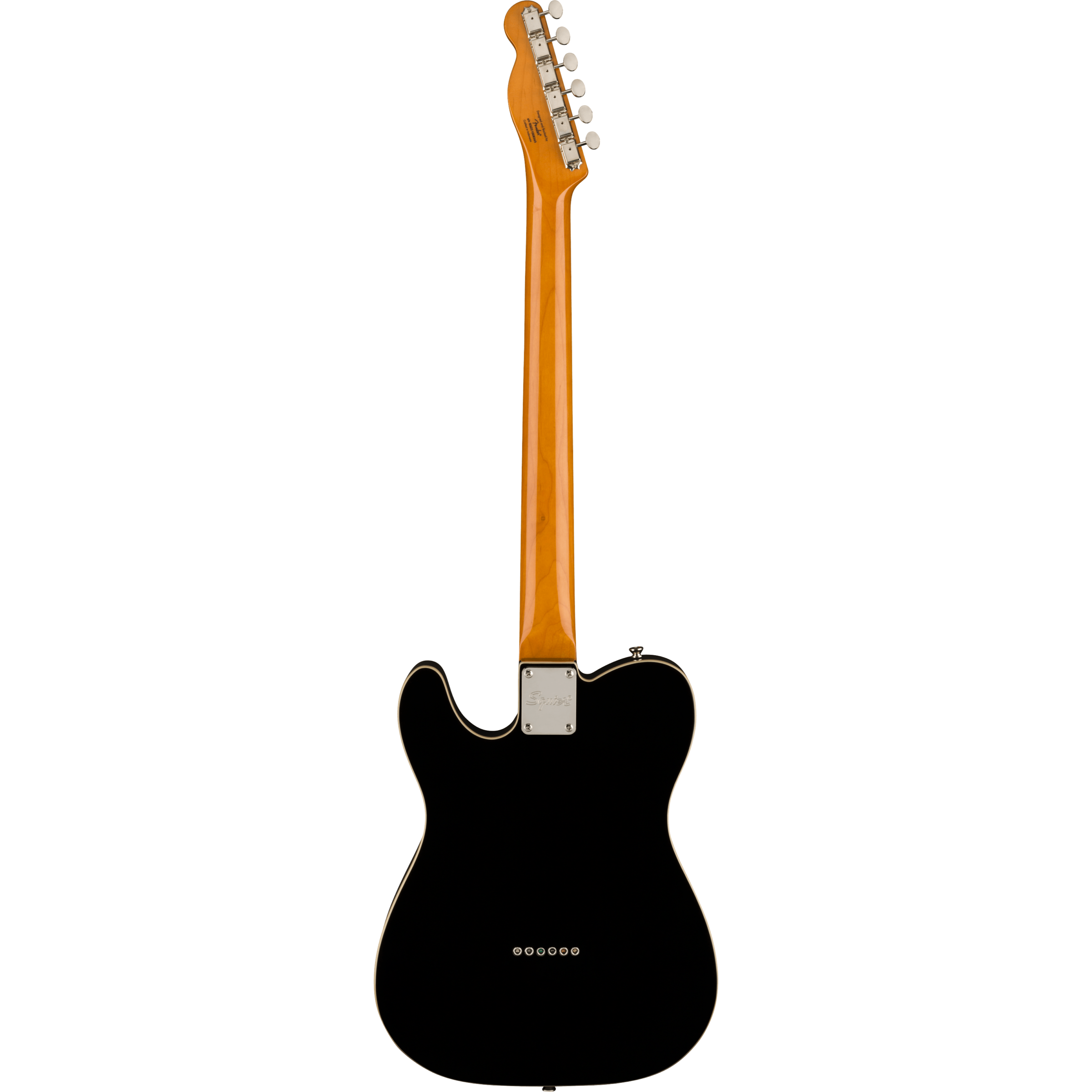 Squier Classic Vibe Baritone Custom Telecaster - Black - back