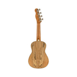 Fender Zuma Exotic Concert Ukulele - Spalted Maple - back