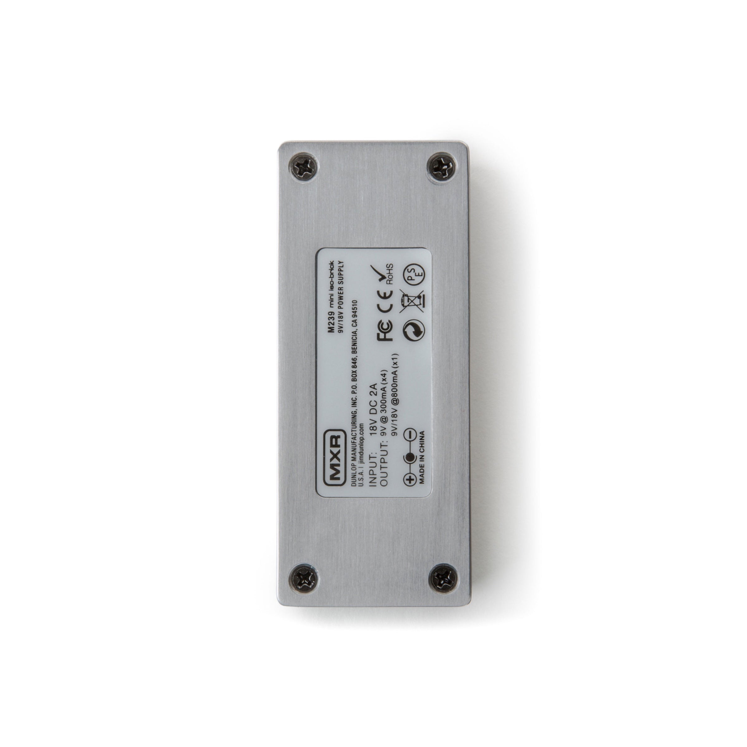 MXR M239 - Mini Iso-Brick Power Supply - back
