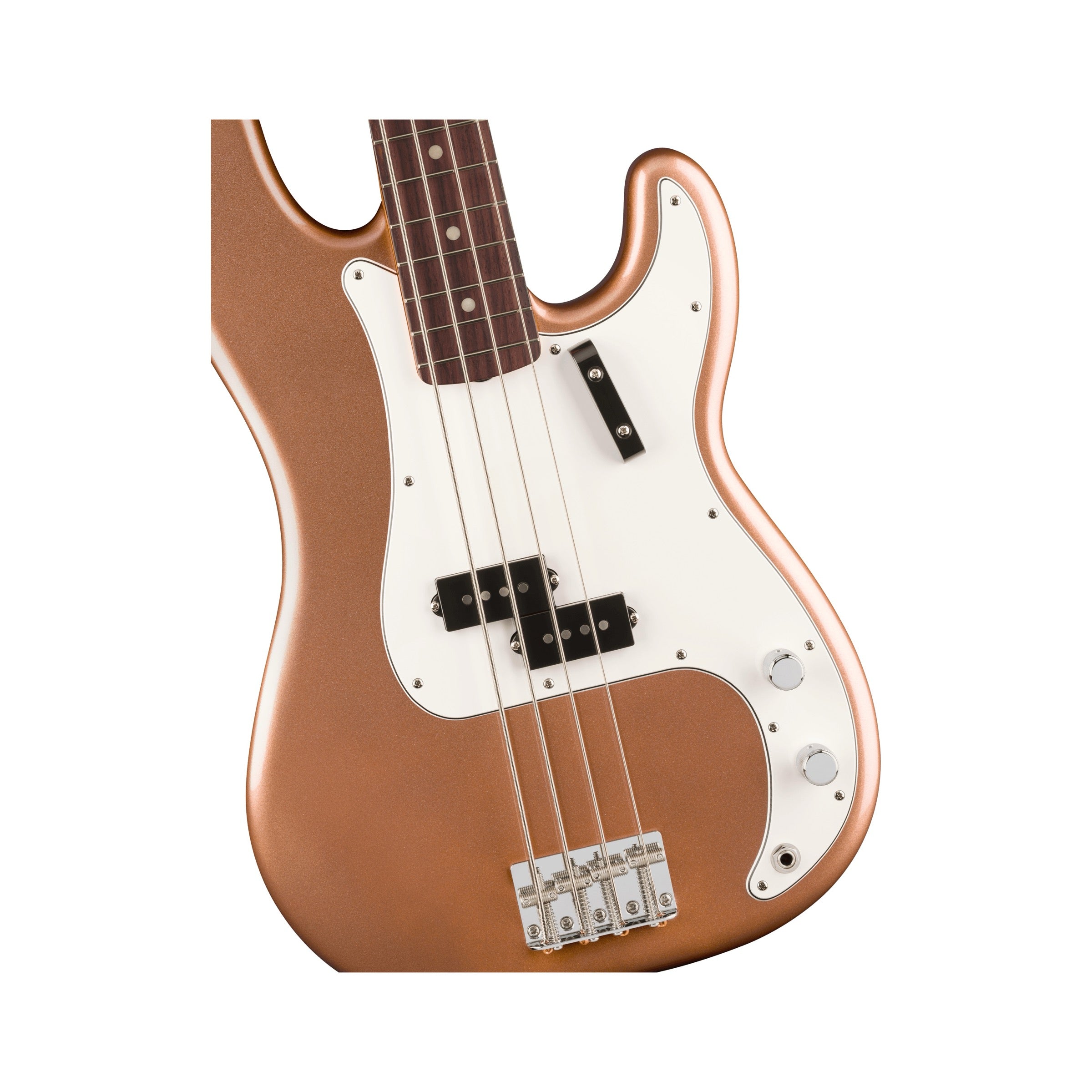 Fender Vintera III Late '60s Precision Bass - Firemist Gold - body close-up