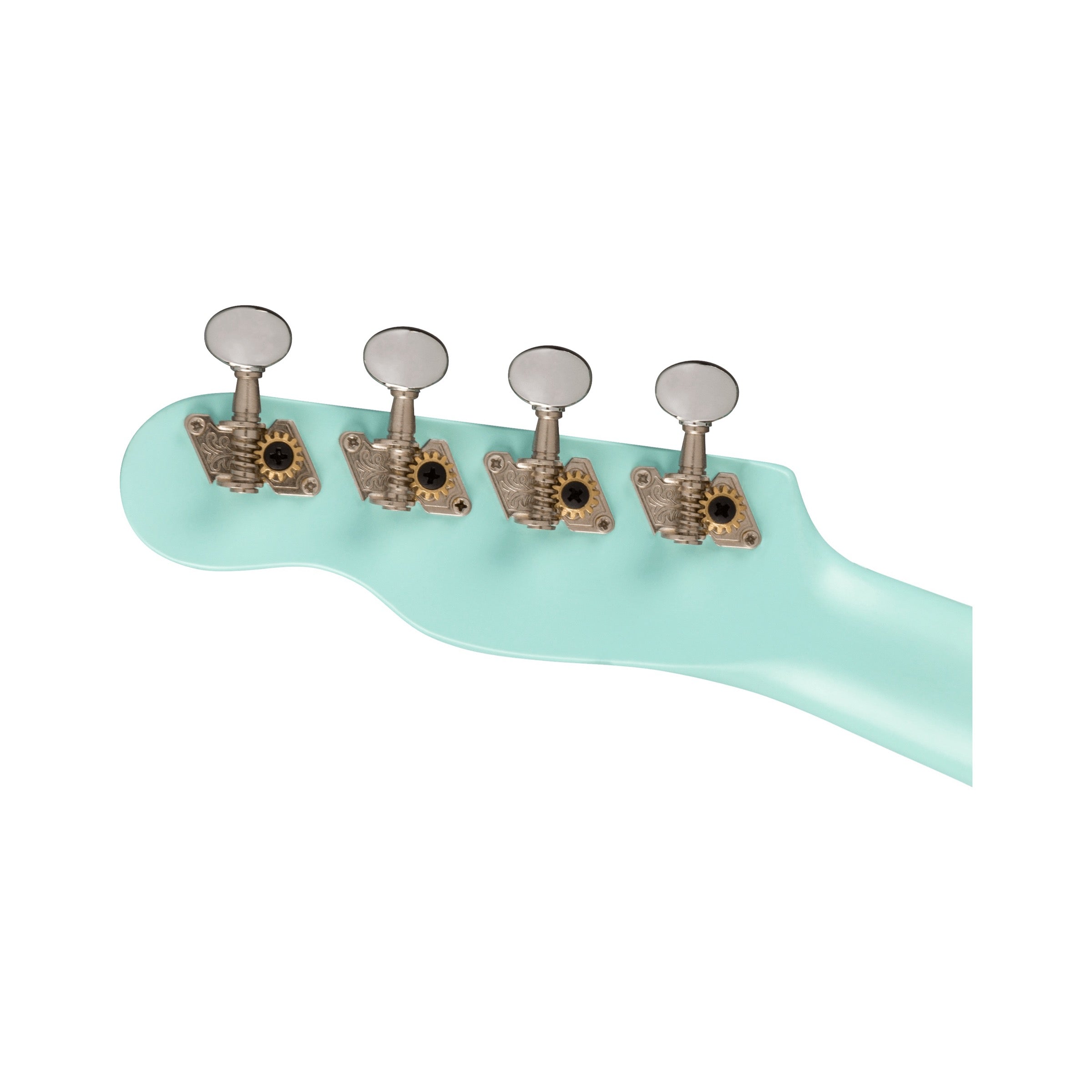 Fender Venice Soprano Ukulele - Daphne Blue - headstock back