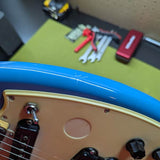 1968 Yamaha SG-3C - upper bout scratch close-up - Pauls Guitar Hideout