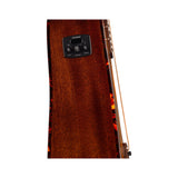 Fender California Deluxe Redondo CE - Honey Sunburst - side electronics