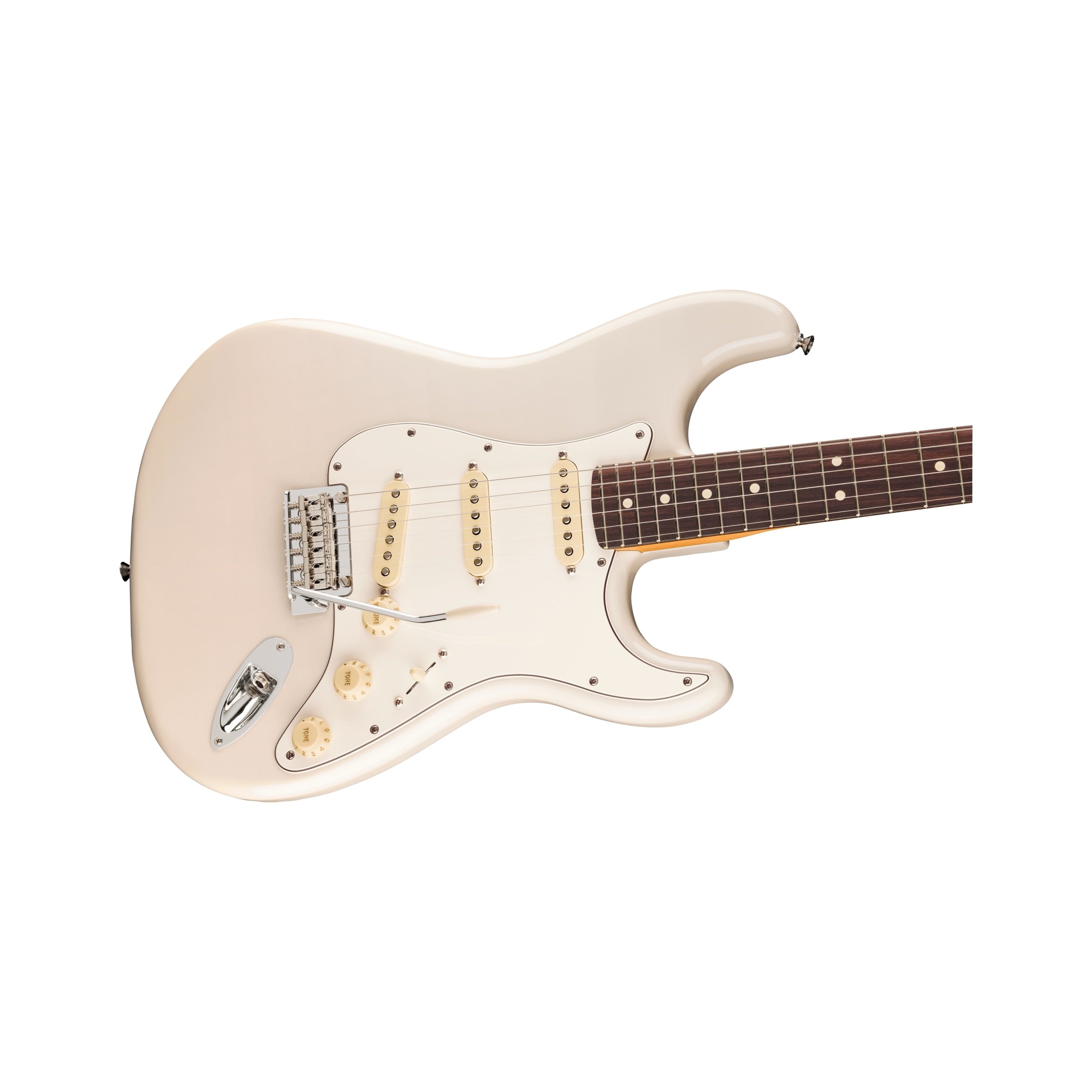 Fender Player II Stratocaster - White Blonde - body angle