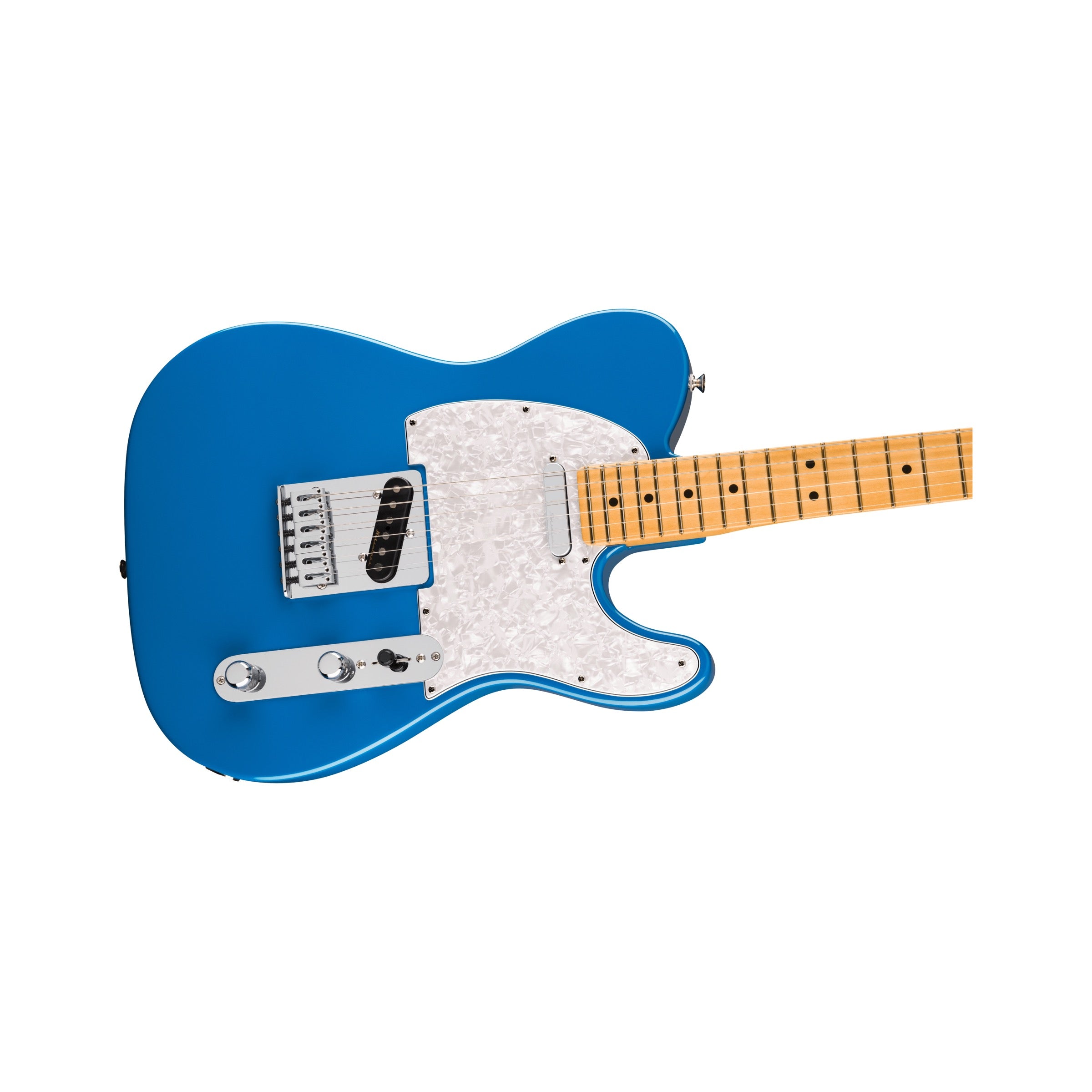Fender Player II Modified Telecaster - Electric Blue - body angle