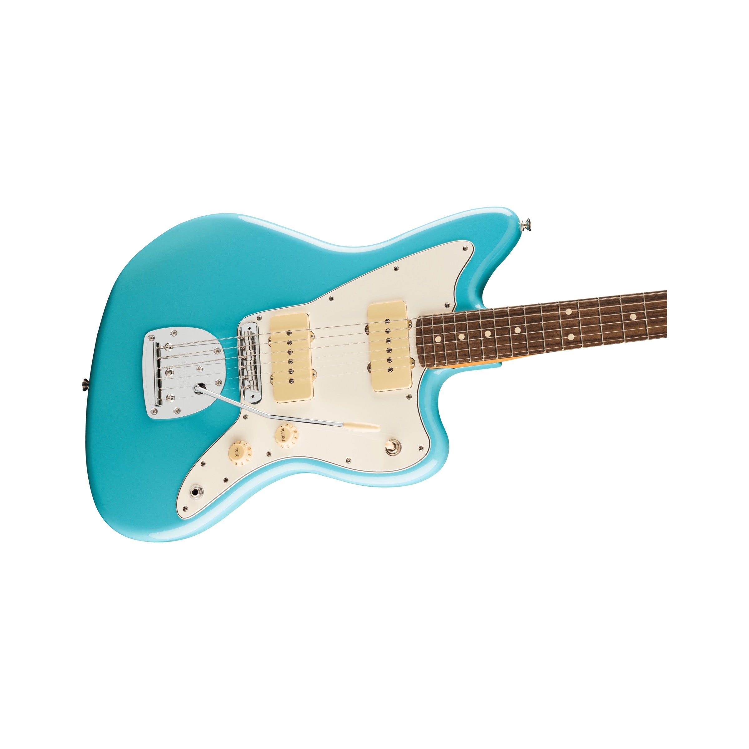 Fender Player II Jazzmaster - Aquatone Blue - body angle