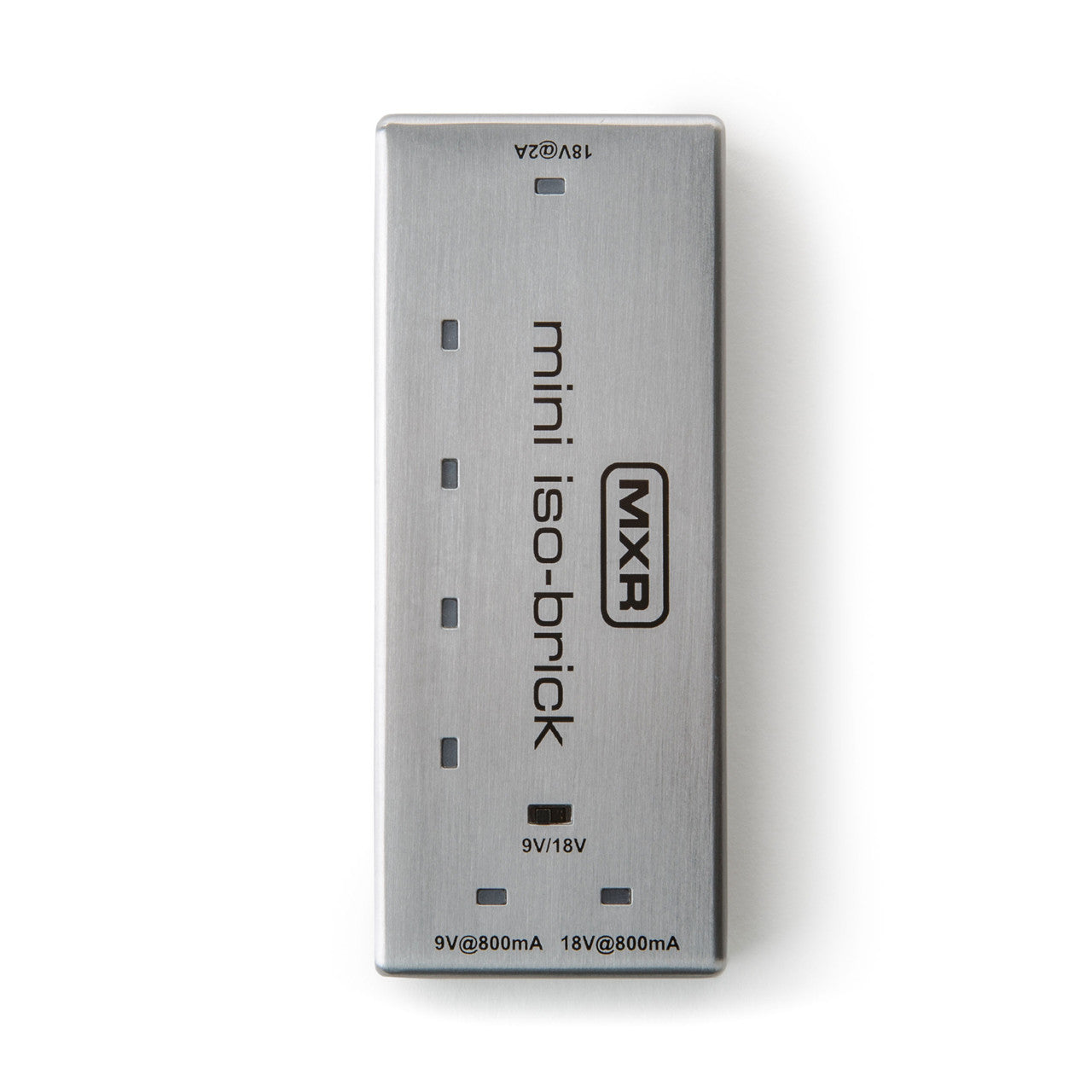 MXR M239 Mini Iso-Brick Power Supply, compact enclosure with five isolated output jacks
