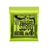 Ernie Ball Regular Slinky nickel wound electric guitar strings, 10-46 gauge, front of package