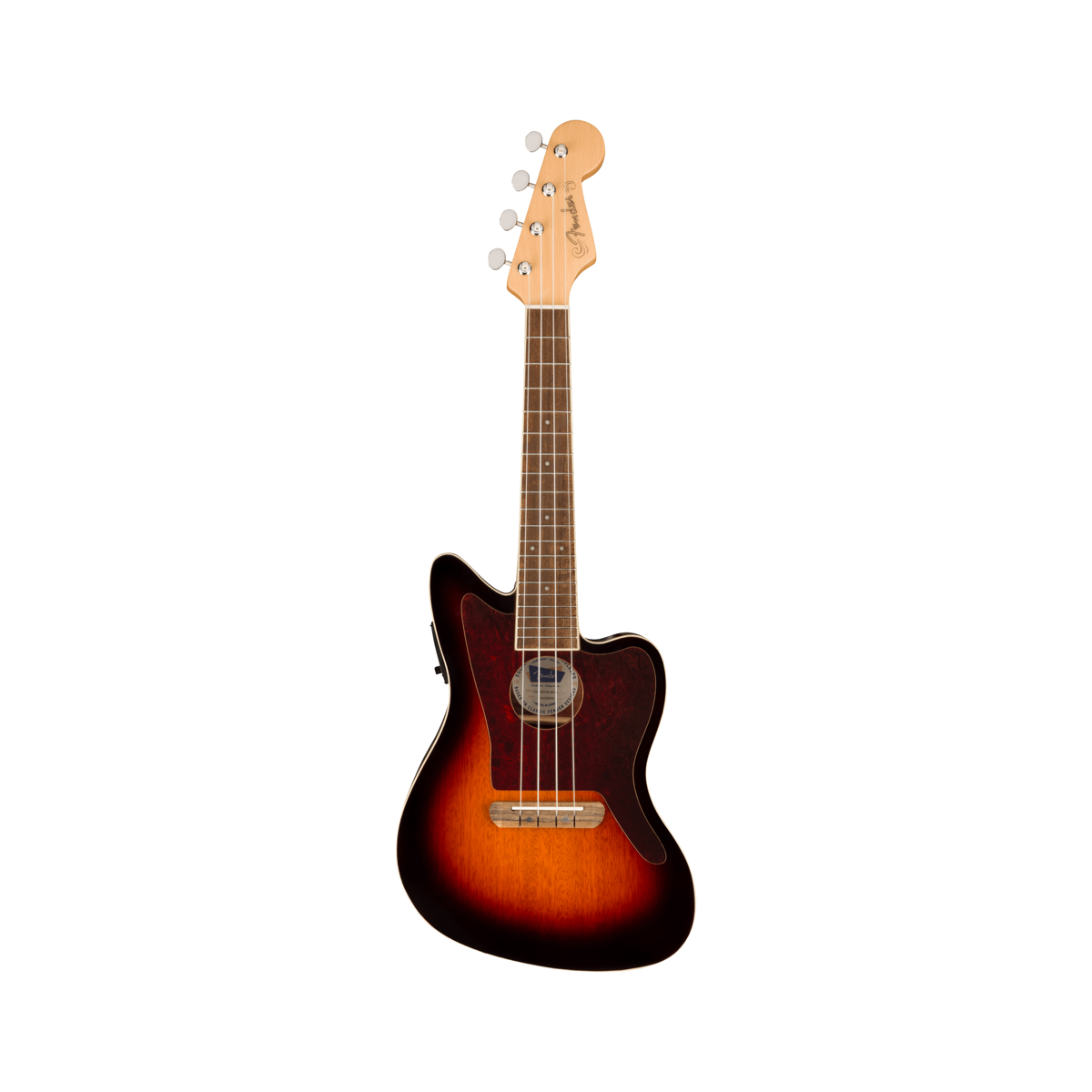 Fender Fullerton Jazzmaster Ukulele - 3-Color Sunburst - front