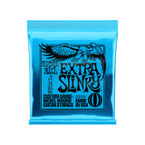 Ernie Ball Extra Slinky nickel wound electric guitar strings, 8-38 gauge, front of package