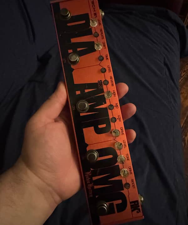 2019 Tech 21 Richie Kotzen RK5 Fly Rig - top panel with knobs - Pauls Guitar Hideout