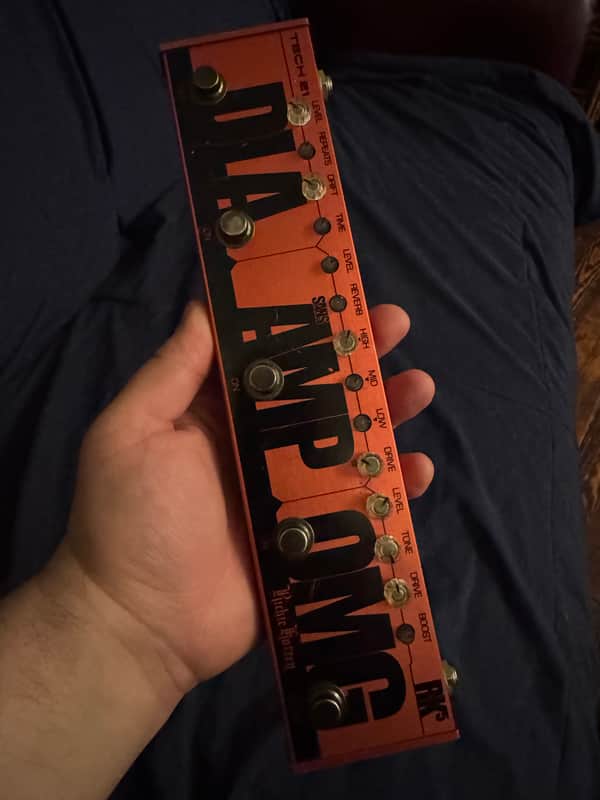 2019 Tech 21 Richie Kotzen RK5 Fly Rig - top panel with knobs - Pauls Guitar Hideout