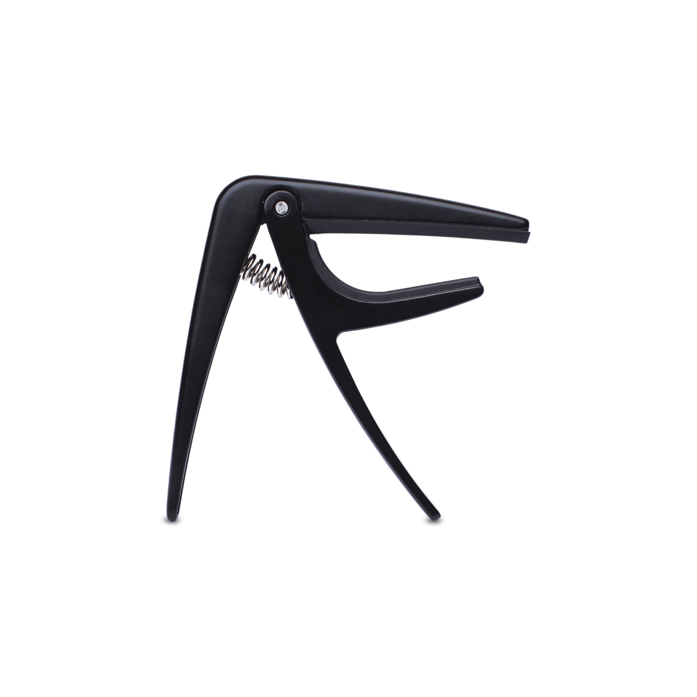 Martin guitar capo in black, one-handed operation