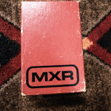 1975-1984 MXR MX-102 Block Logo Dyna Comp, red: lid of the red MXR box