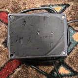 1976-1984 MXR MX-117 Flanger, gray: bottom plate with three screws and one empty screw hole