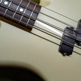 1989 Fender Precision Bass Lyte MIJ - neck pickup and fretboard close-up - Pauls Guitar Hideout